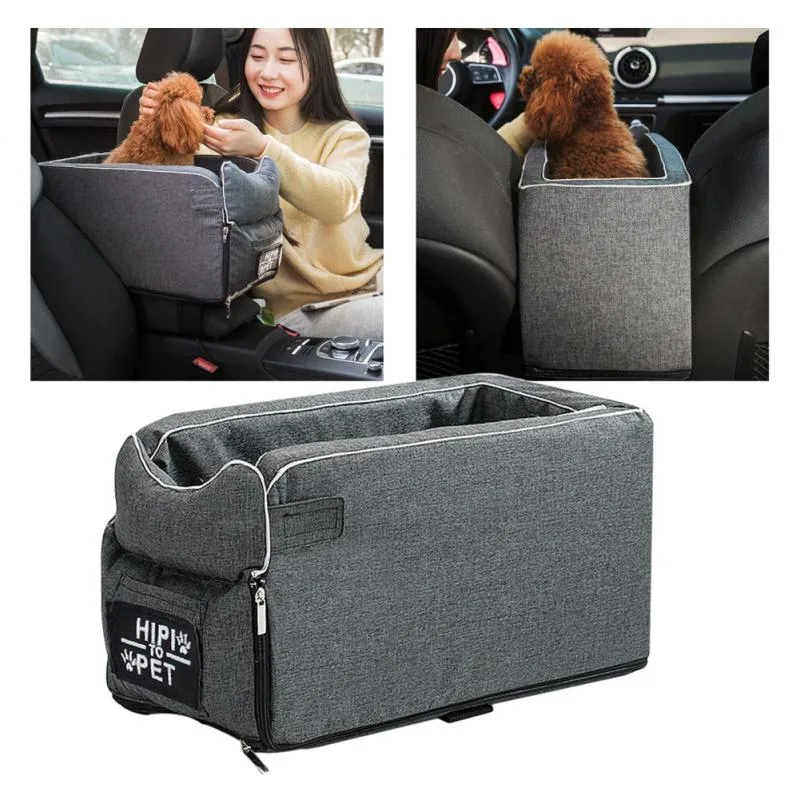 Dog Car Kennel Car Pet Pad  Safety Seat Central Control Carriers Pet Safe