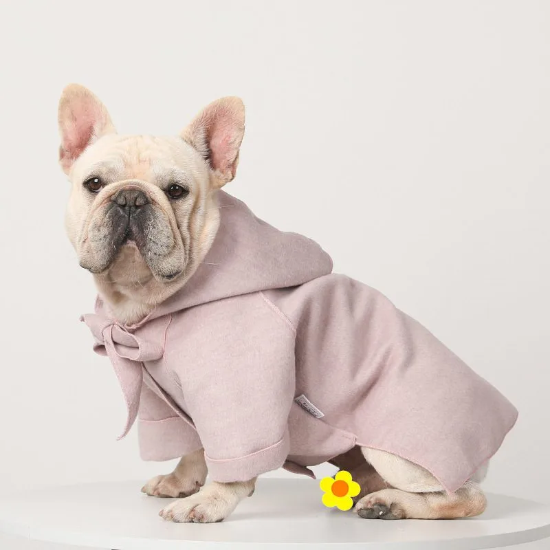 Pet Clothes French Bulldog Clothes Corgi Autumn Winter Warm Woolen Dog Coat Winter
