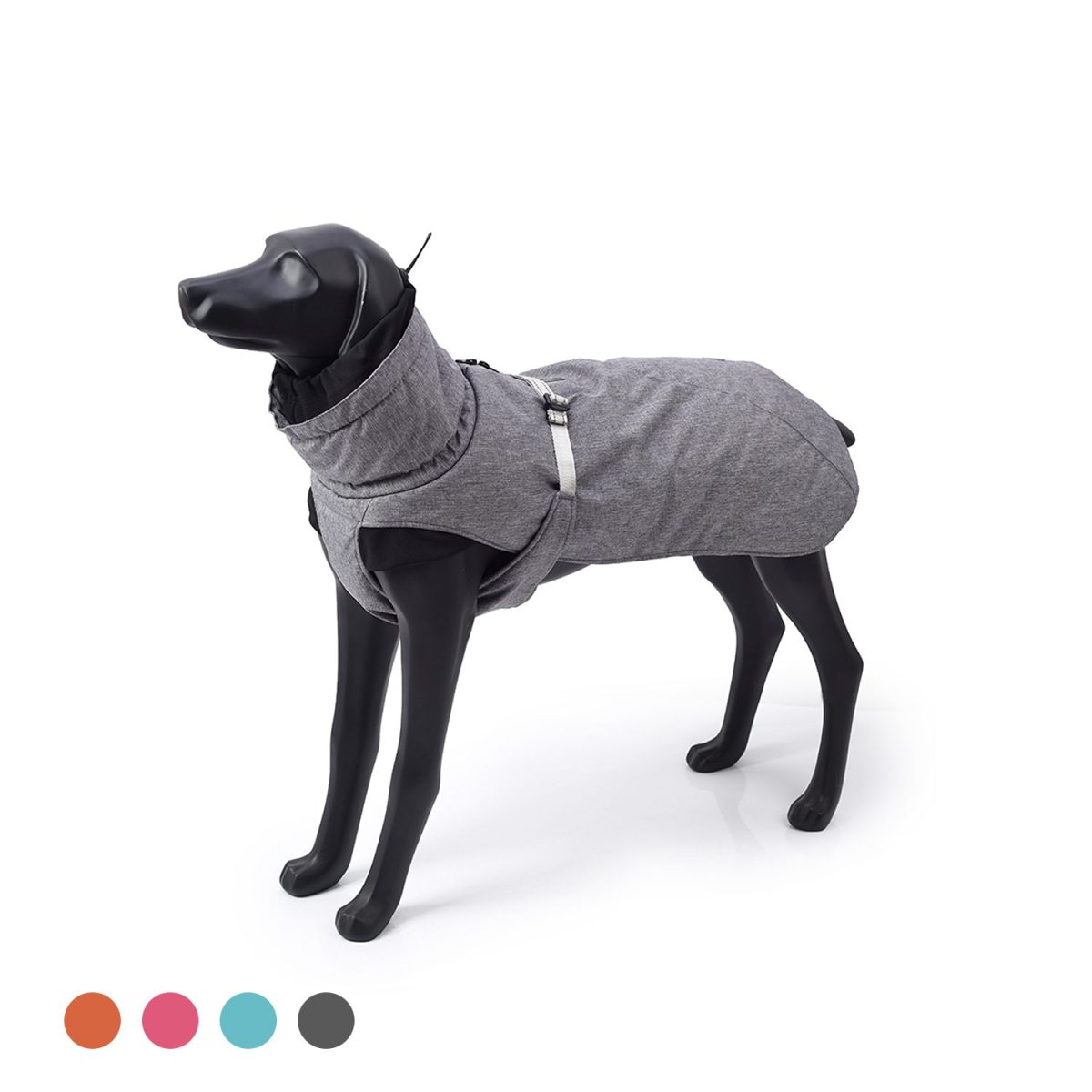 Waterproof Large Dog Clothes Winter Dog Coat Jacket Warm Polyester Filling Fabric Pet Clothing